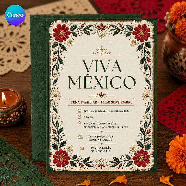 Mexican Independence Day Invitation