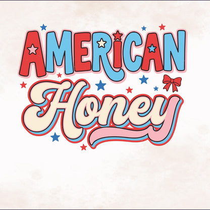 American Honey Coquette Png, Preppy 4th Of July Png, Girly Memorial Day PNG, Vintage USA Png, Independence Day Png, Land of the Free __etsy:7930021912