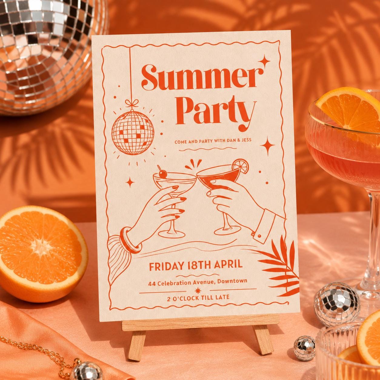 Editable End of Summer Party Invitation, Back to School Pool Party Invite, Hello Summer Party Invite, Tropical Fruits Summer Invite, Canva __etsy:8028935470