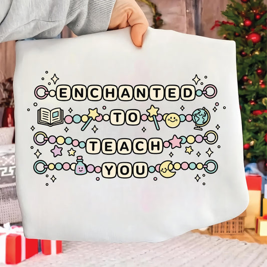 Enchanted To Teach You PNG, Teacher Appreciation Gift (Digital Download) __etsy:7611813742
