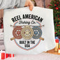 Fly Fishing Reel Patriotic American Flag PNG 4th of July USA 250 Years Reel American Fishing Graphic Digital Download __etsy:7929993466