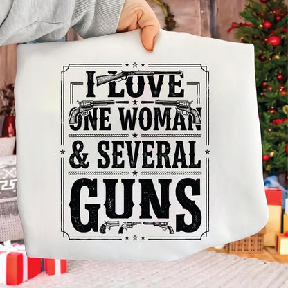 I Love One Woman and Several Guns Png, 2nd Amendment Png, 2A Png, Patriotic Gifts, Gun Owner Gift, Republican Gifts, Guns Png __etsy:7930067928