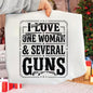 I Love One Woman and Several Guns Png, 2nd Amendment Png, 2A Png, Patriotic Gifts, Gun Owner Gift, Republican Gifts, Guns Png __etsy:7930067928