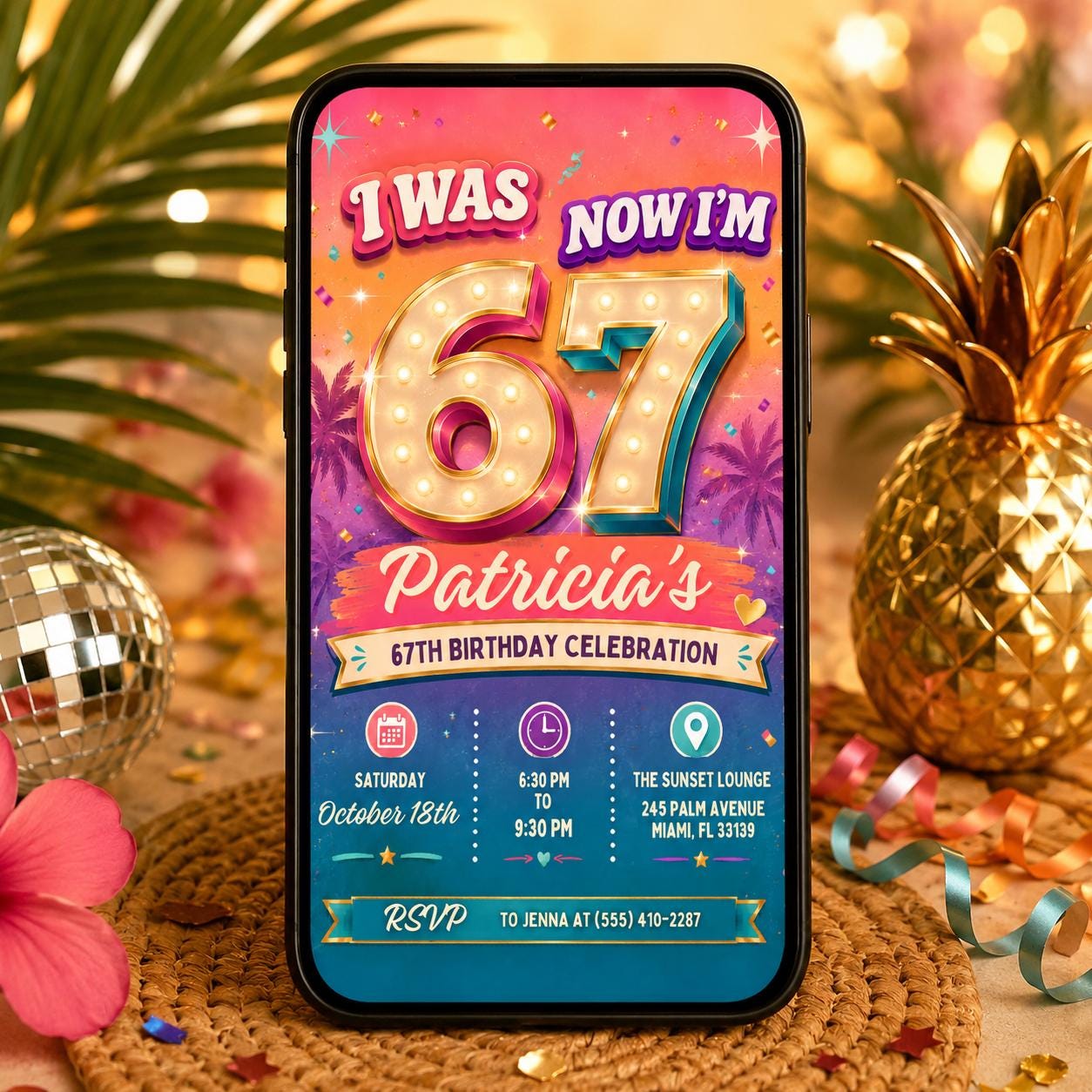Six Seven Meme Birthday Invitation, 7th birthday invite Girl, Editable Canva Template, I Was 6 Now 7 Meme Theme, Summer Vacation, Canva __etsy:8053345434