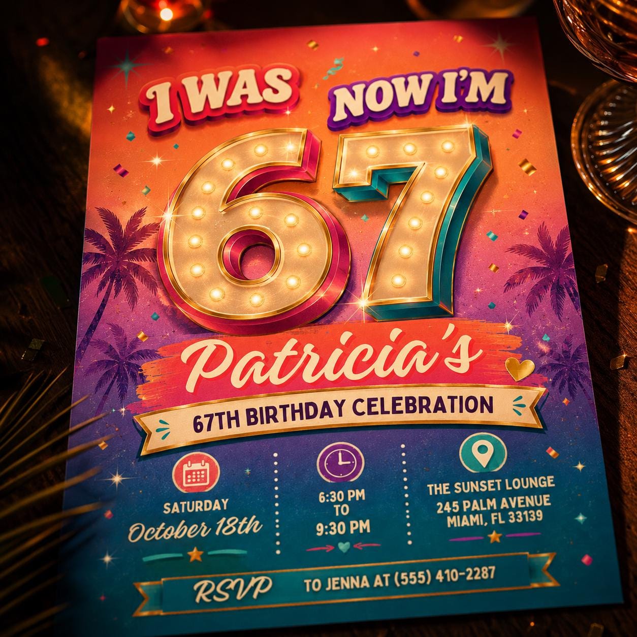 Six Seven Meme Birthday Invitation, 7th birthday invite Girl, Editable Canva Template, I Was 6 Now 7 Meme Theme, Summer Vacation, Canva __etsy:8101260721