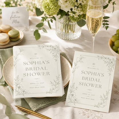 Wildflower Bridal Shower Invitation Template, Editable Floral Garden Party Invite, Printable Boho Bridal Shower Evite, Canva Template __etsy:8115997823