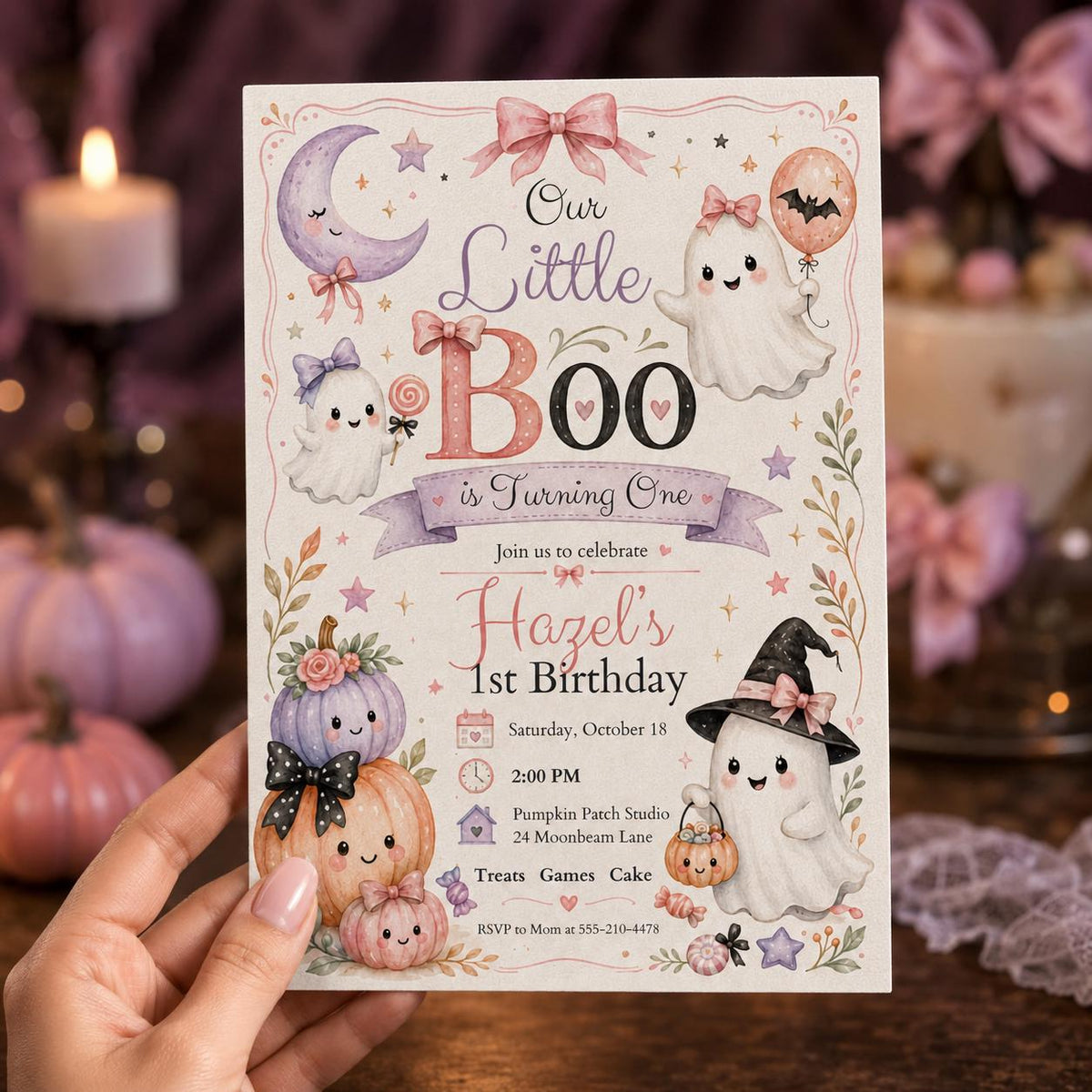 Colorful Retro Monster Mash Party Invitation — invitation you personalize in Canva