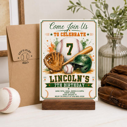 Neon It’s Game Time 9th Birthday Invitation — invitation you personalize in Canva