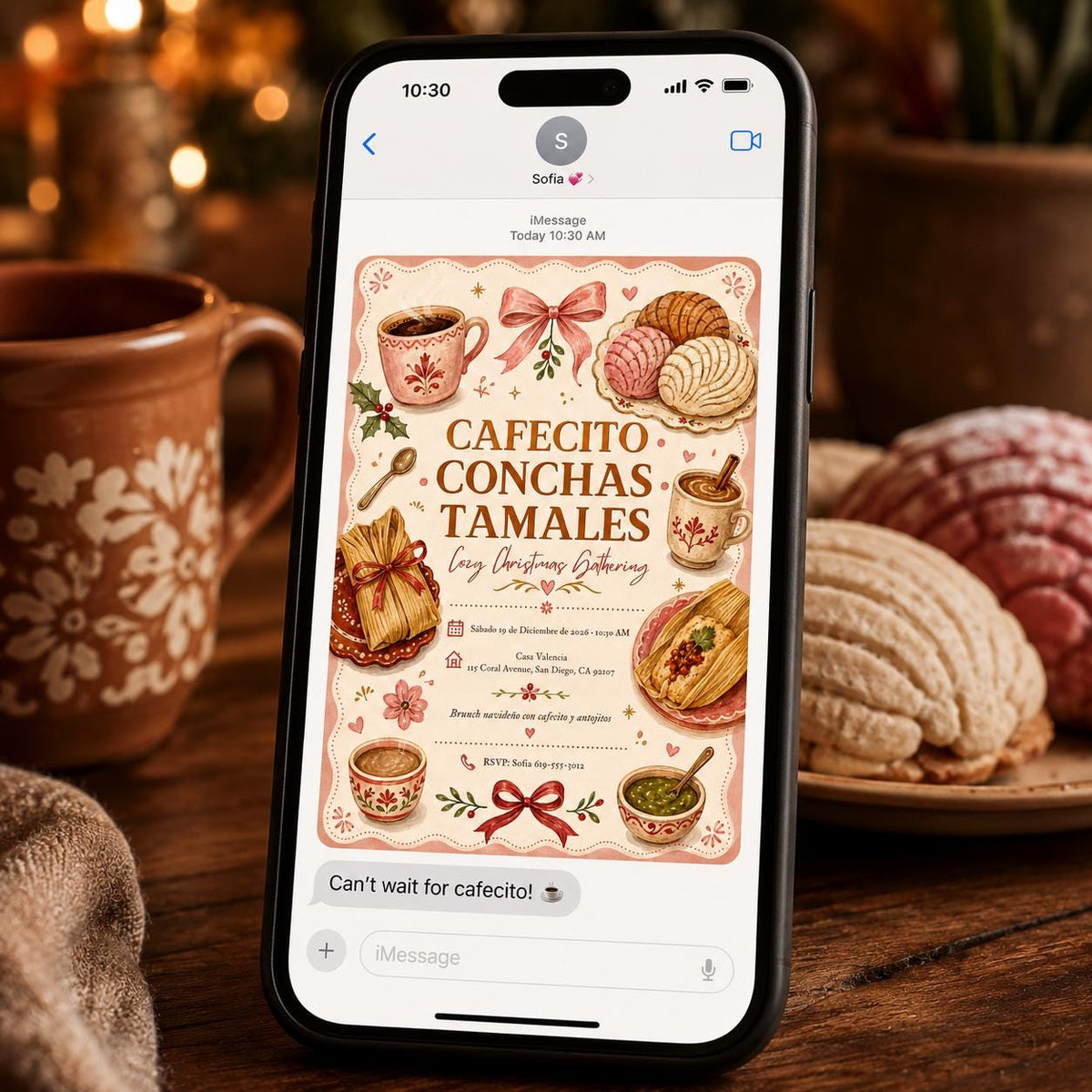 Tamale Party Invitation — invitation you personalize in Canva
